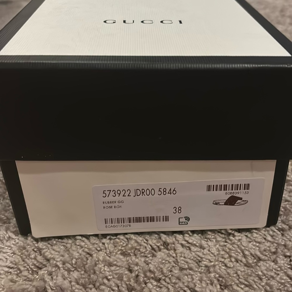 Gucci Perforated Gg Slides *Worn Once* - image 4